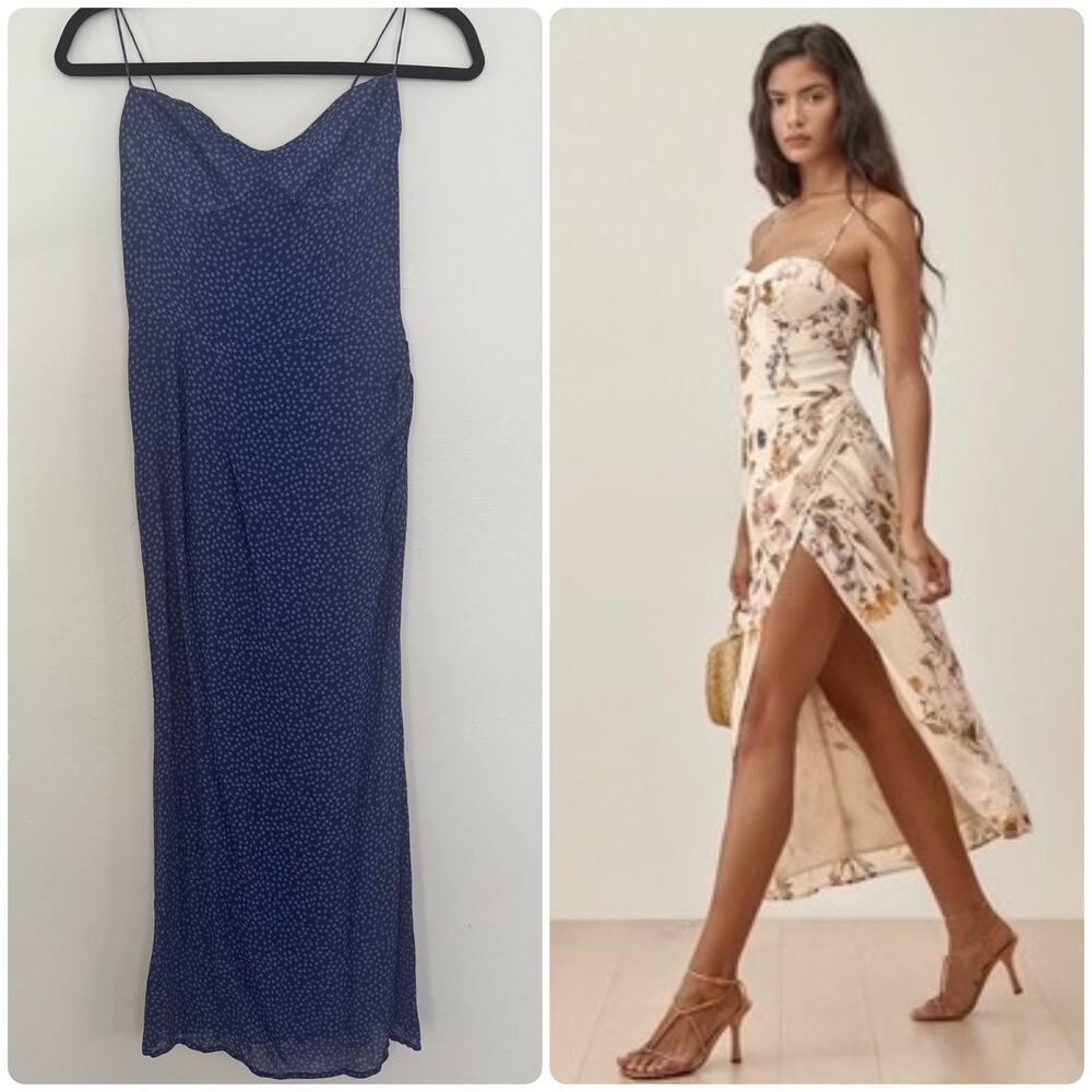 Reformation Kourtney Midi Dress in Hyacinth